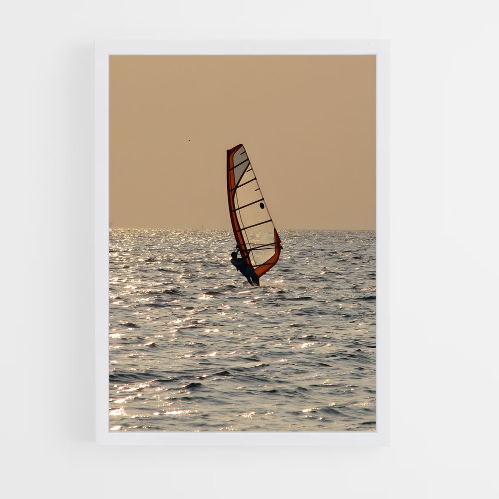 Poster Surf et Vent – affiche Planche à voile (vue 3)