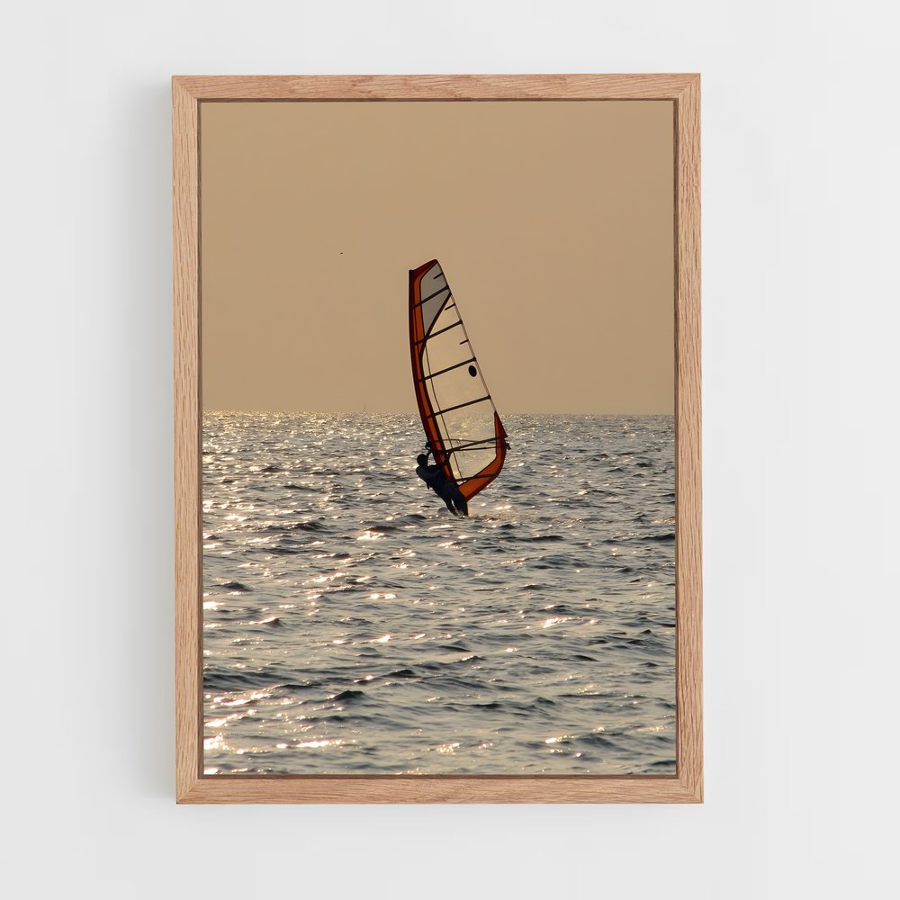 Poster Surf et Vent – affiche Planche à voile (vue 4)