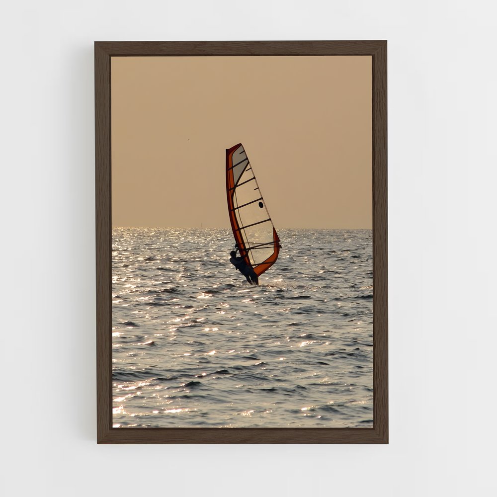 Poster Surf et Vent – affiche Planche à voile (vue 5)