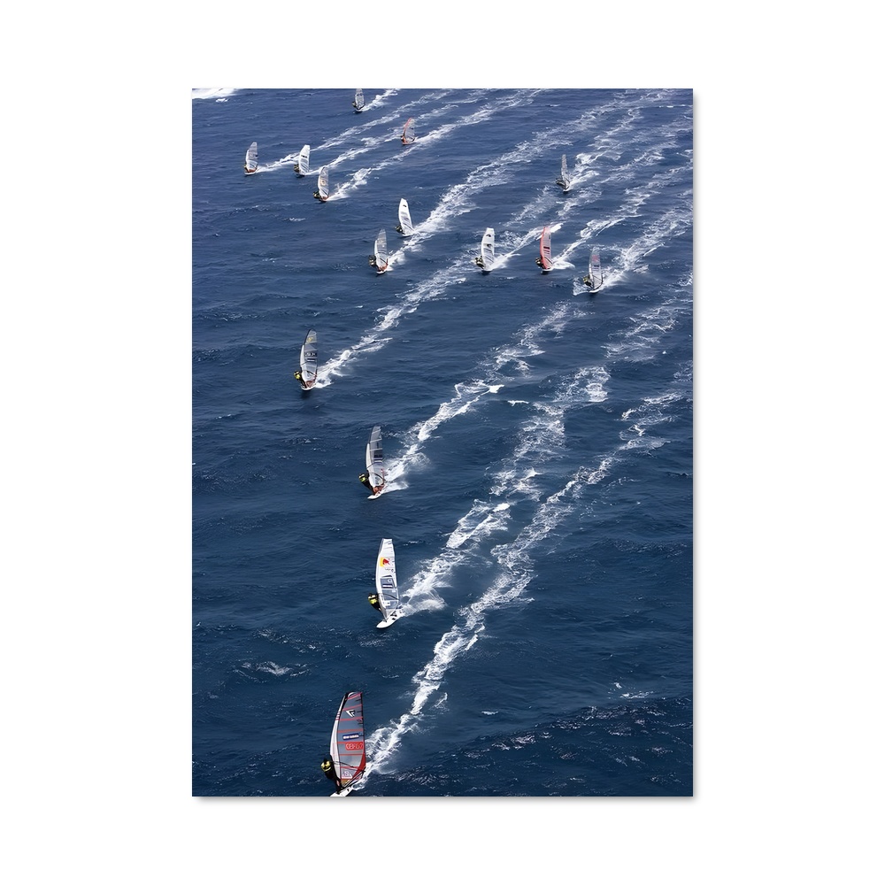 Poster Surf en Équipe