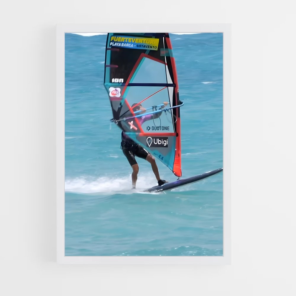 Poster Surf de Vent – affiche Planche à voile (vue 3)