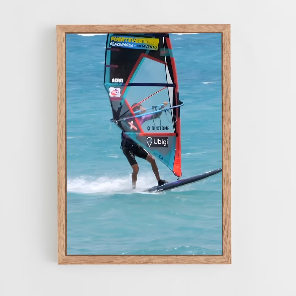 Poster Surf de Vent – affiche Planche à voile (vue 4)