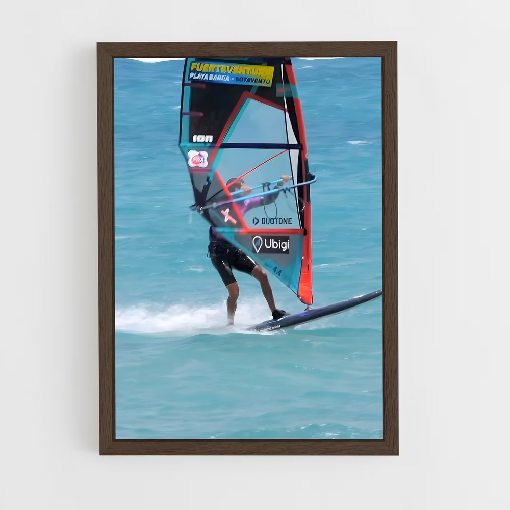 Poster Surf de Vent – affiche Planche à voile (vue 5)