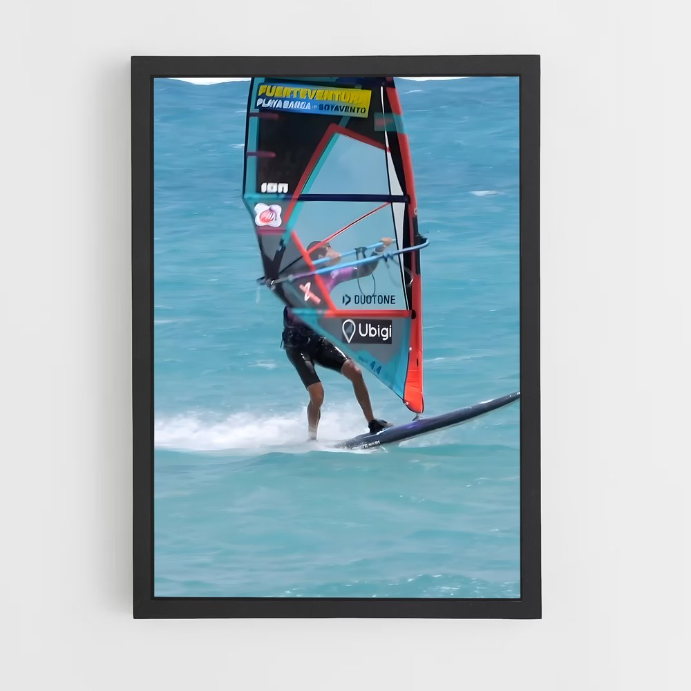 Poster Surf de Vent – affiche Planche à voile (vue 2)