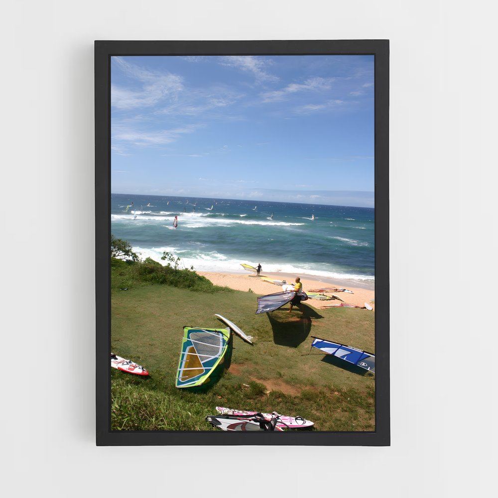 Poster Surfboards United – affiche Planche à voile (vue 2)