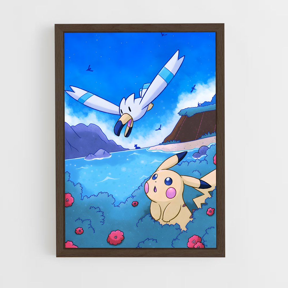 Poster L'Envol de Wingull – affiche Pokemon (vue 5)