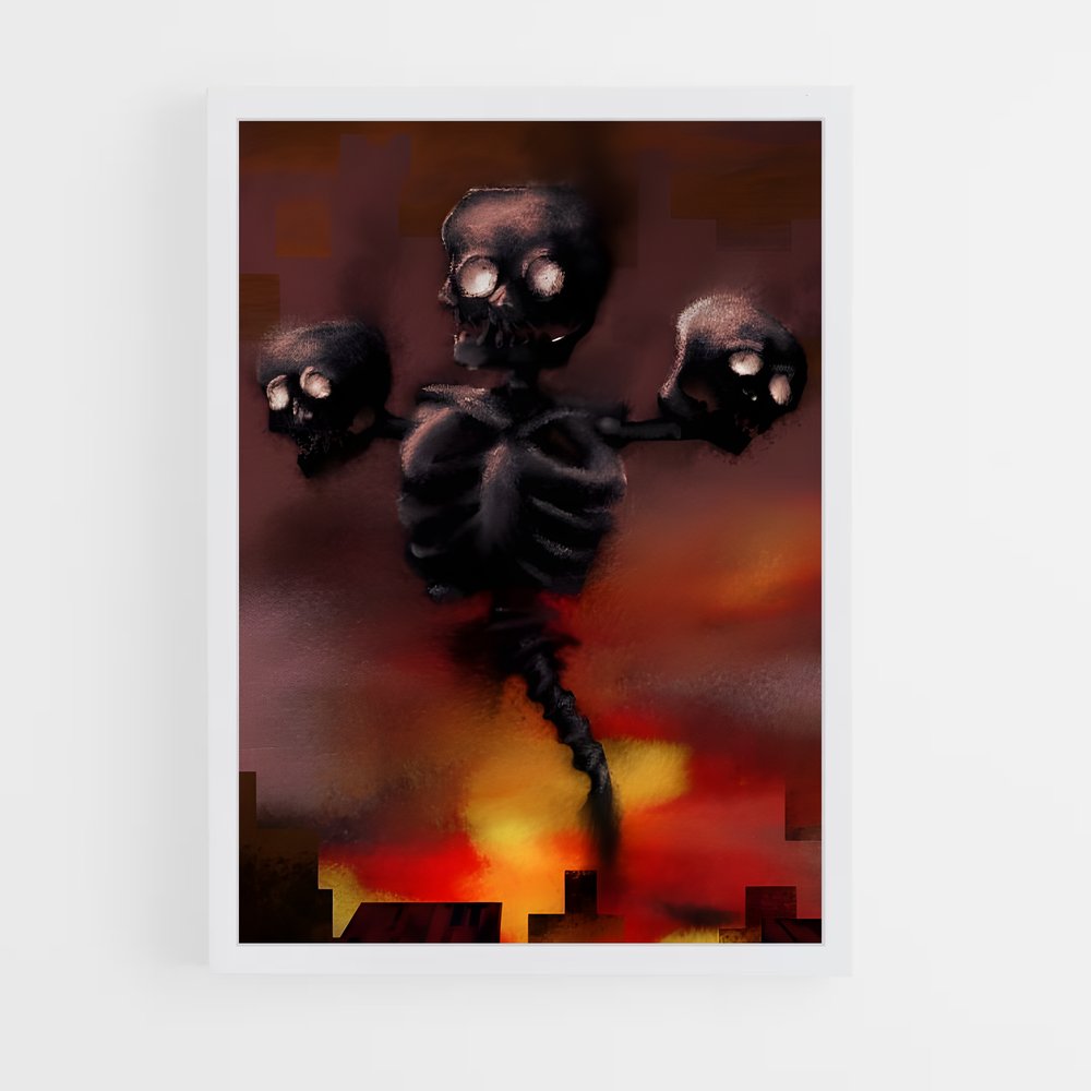 Poster La Danse des Morts – affiche Minecraft (vue 3)