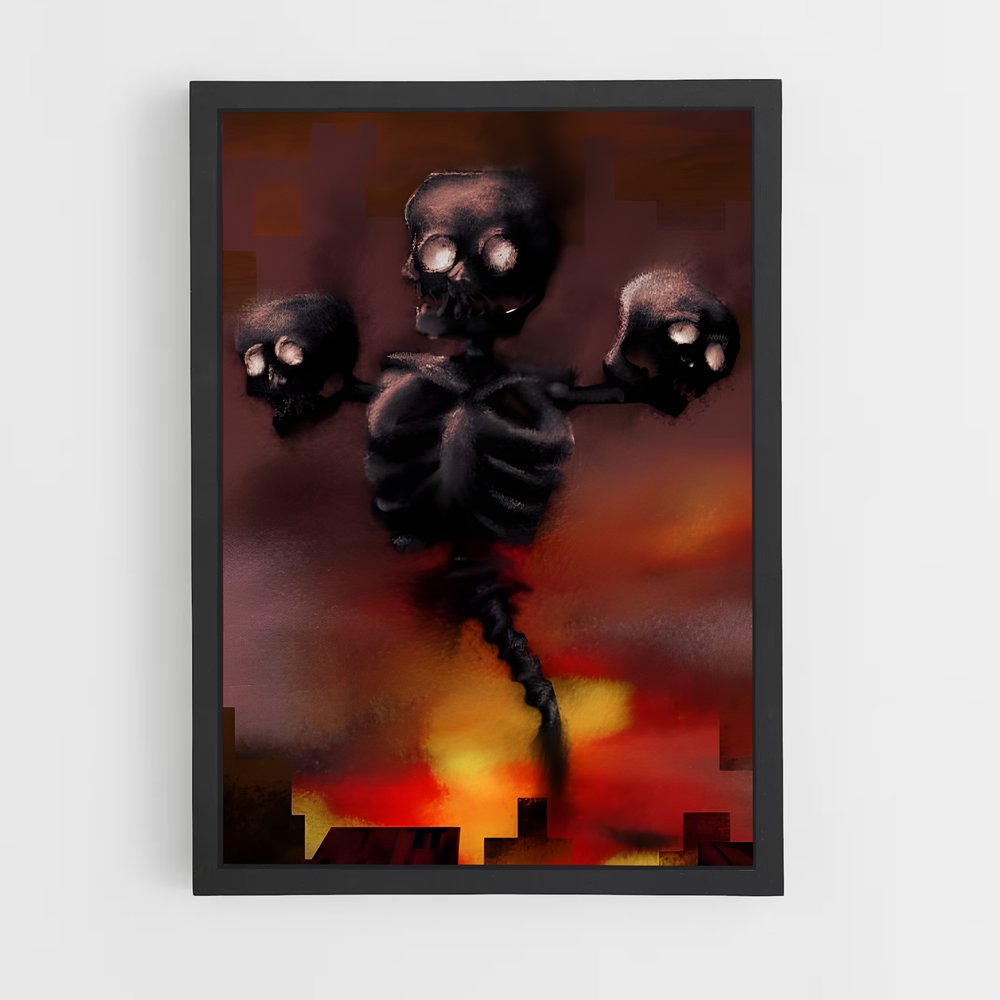 Poster La Danse des Morts – affiche Minecraft (vue 2)
