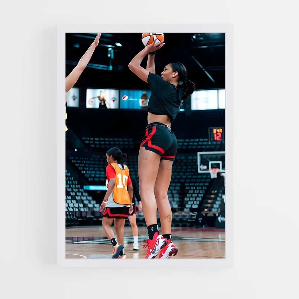 Poster Wnba Féminin – affiche Basketball (vue 3)
