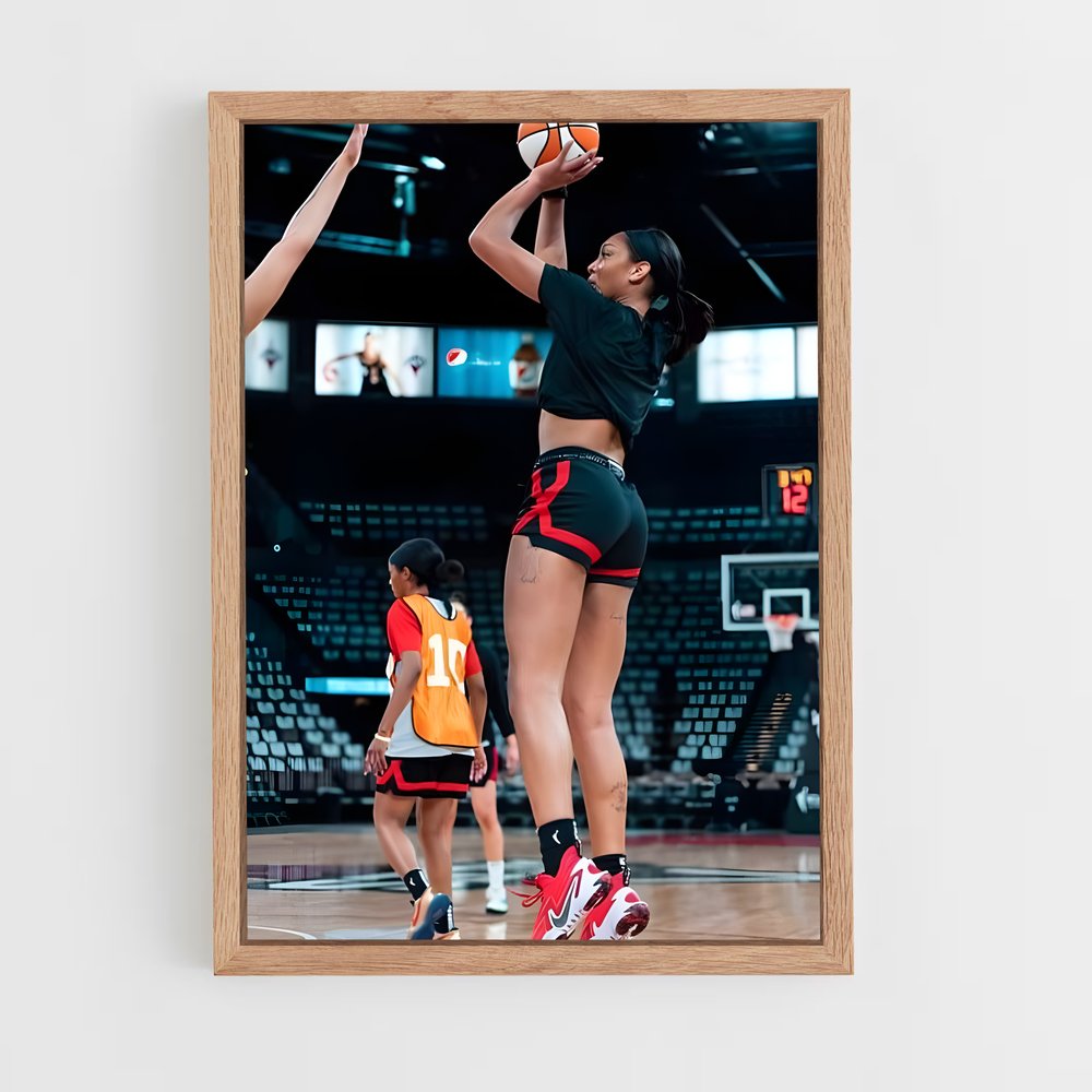 Poster Wnba Féminin – affiche Basketball (vue 4)