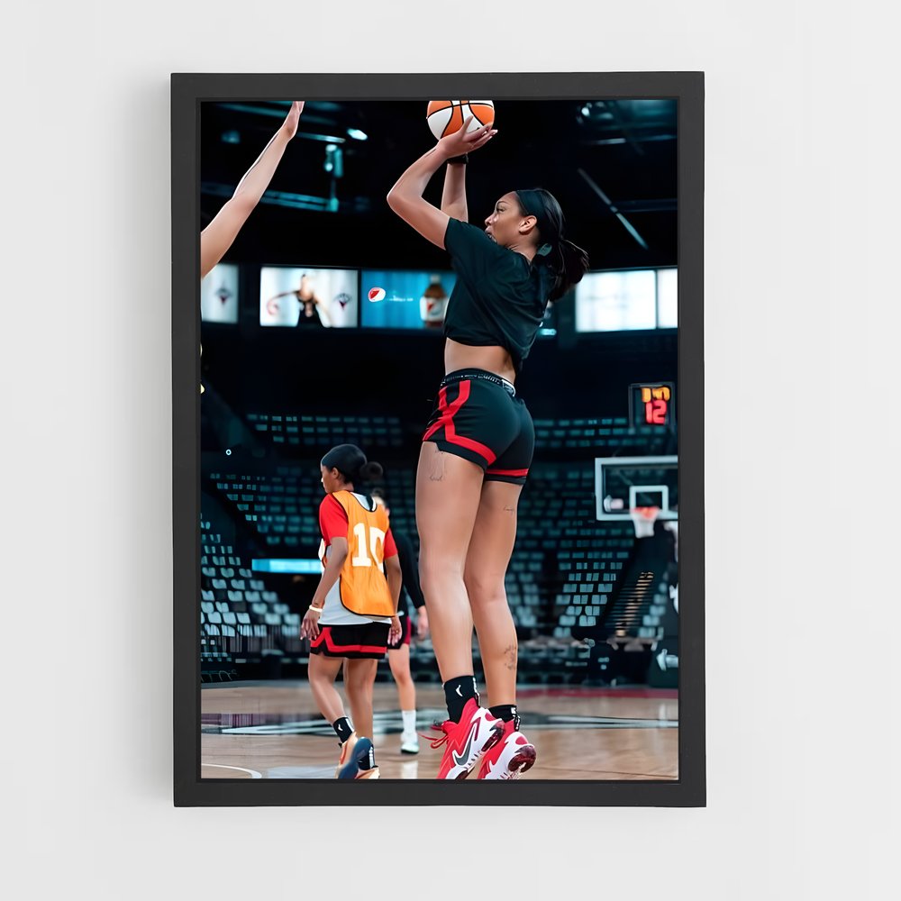 Poster Wnba Féminin – affiche Basketball (vue 2)