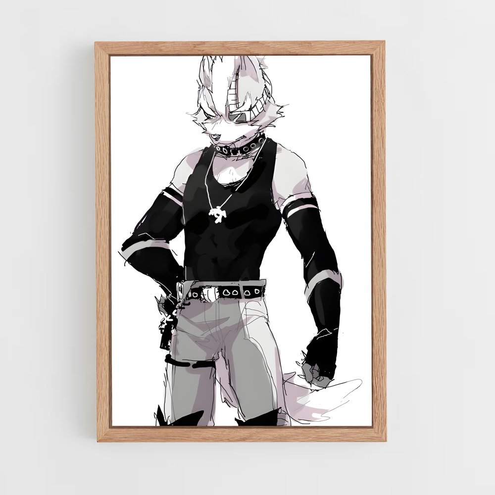 Poster Wolfenstein Warrior – affiche Super Smash Bros (vue 4)