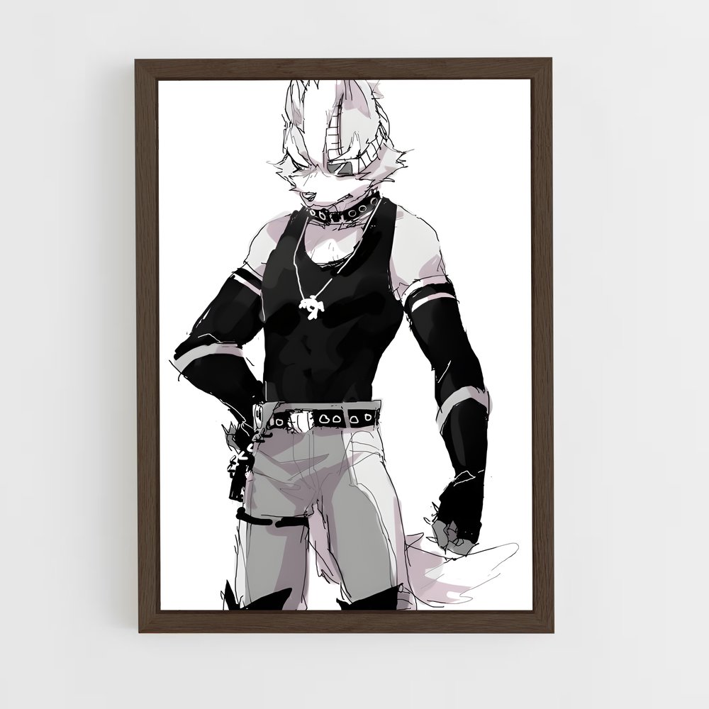 Poster Wolfenstein Warrior – affiche Super Smash Bros (vue 5)