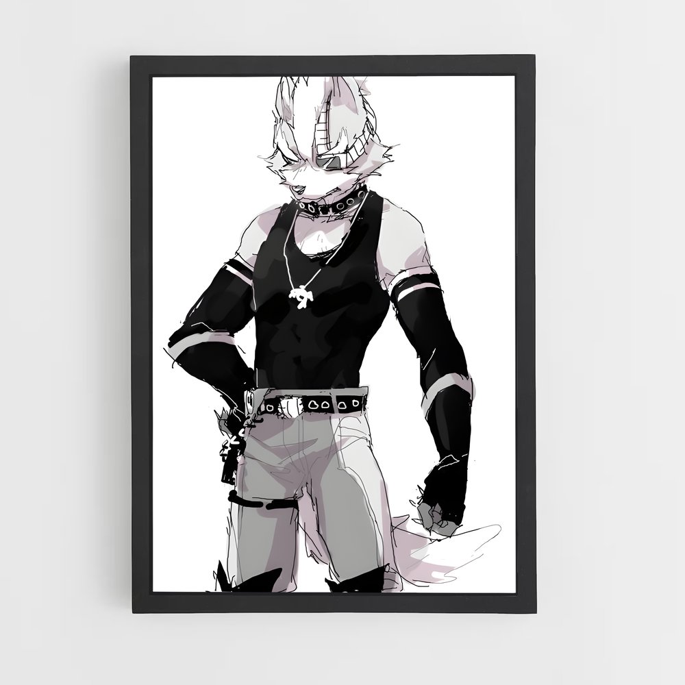 Poster Wolfenstein Warrior – affiche Super Smash Bros (vue 2)