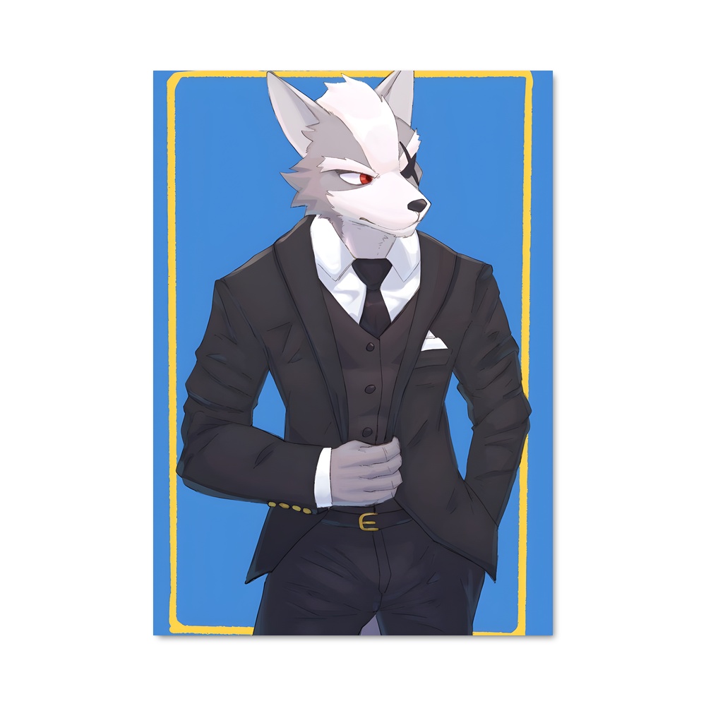 Poster Fox in Suit – affiche Super Smash Bros