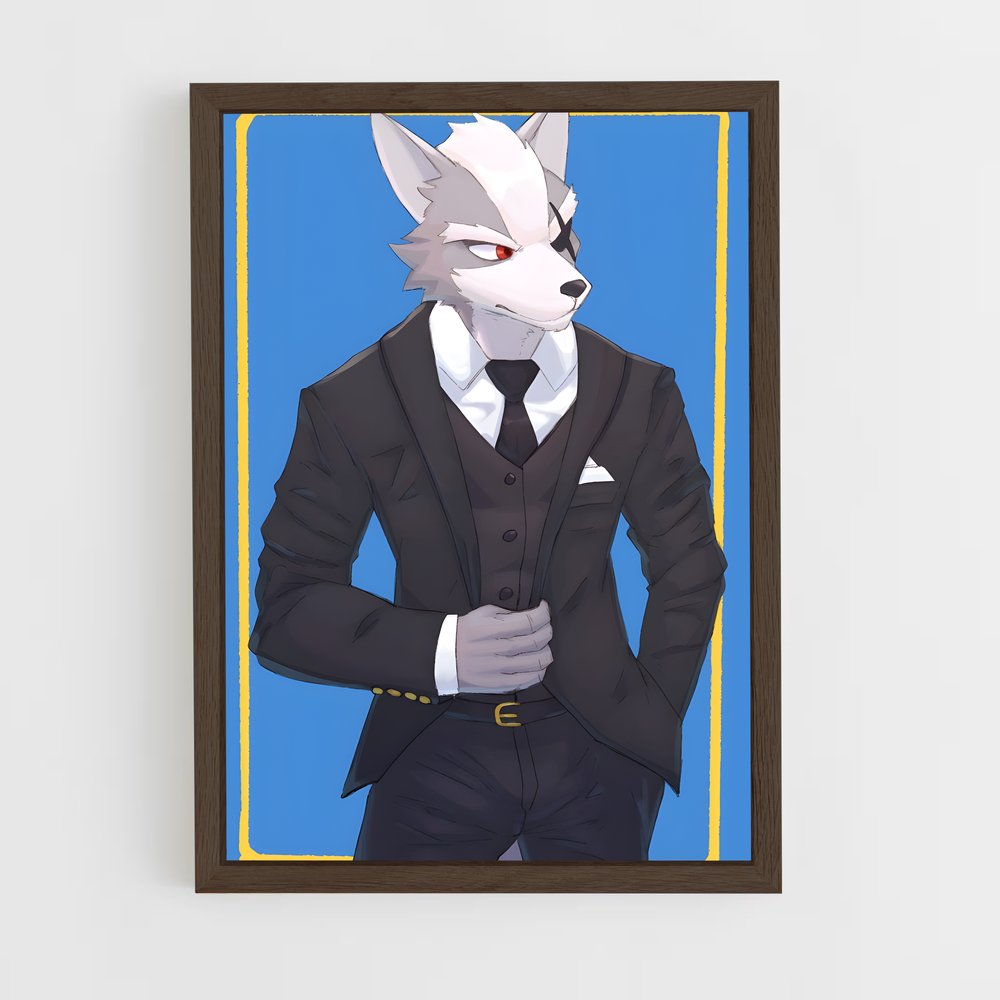 Poster Fox in Suit – affiche Super Smash Bros (vue 5)