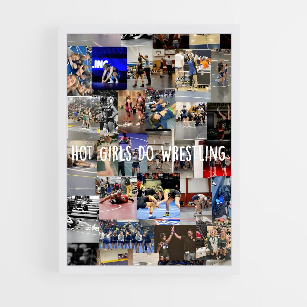 Poster Wrestling Votre – affiche Lutte (vue 3)
