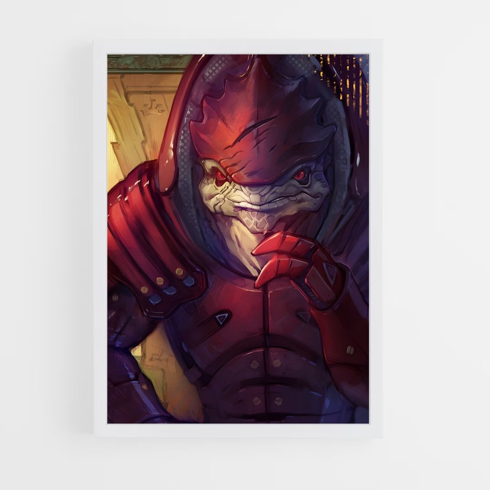 Poster Wrex rébellion – affiche Mass effect (vue 3)