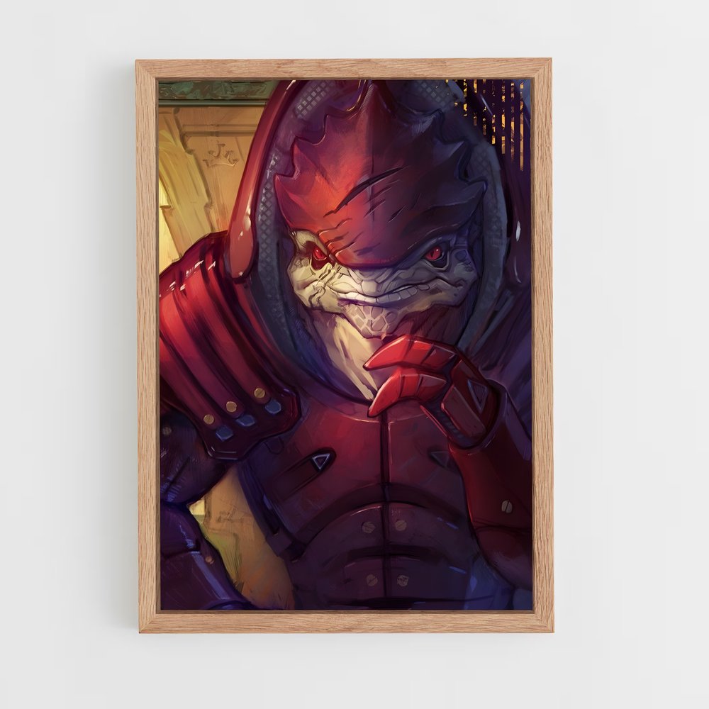 Poster Wrex rébellion – affiche Mass effect (vue 4)