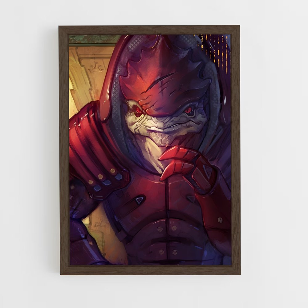 Poster Wrex rébellion – affiche Mass effect (vue 5)