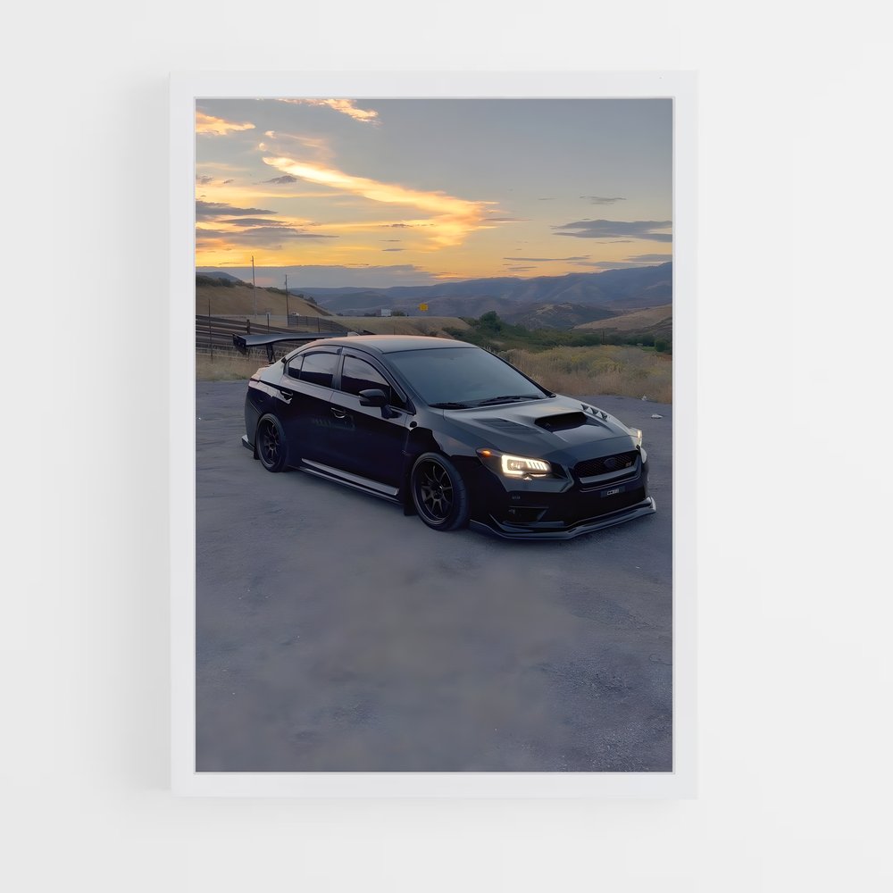 Poster Subzilla – affiche Subaru (vue 3)