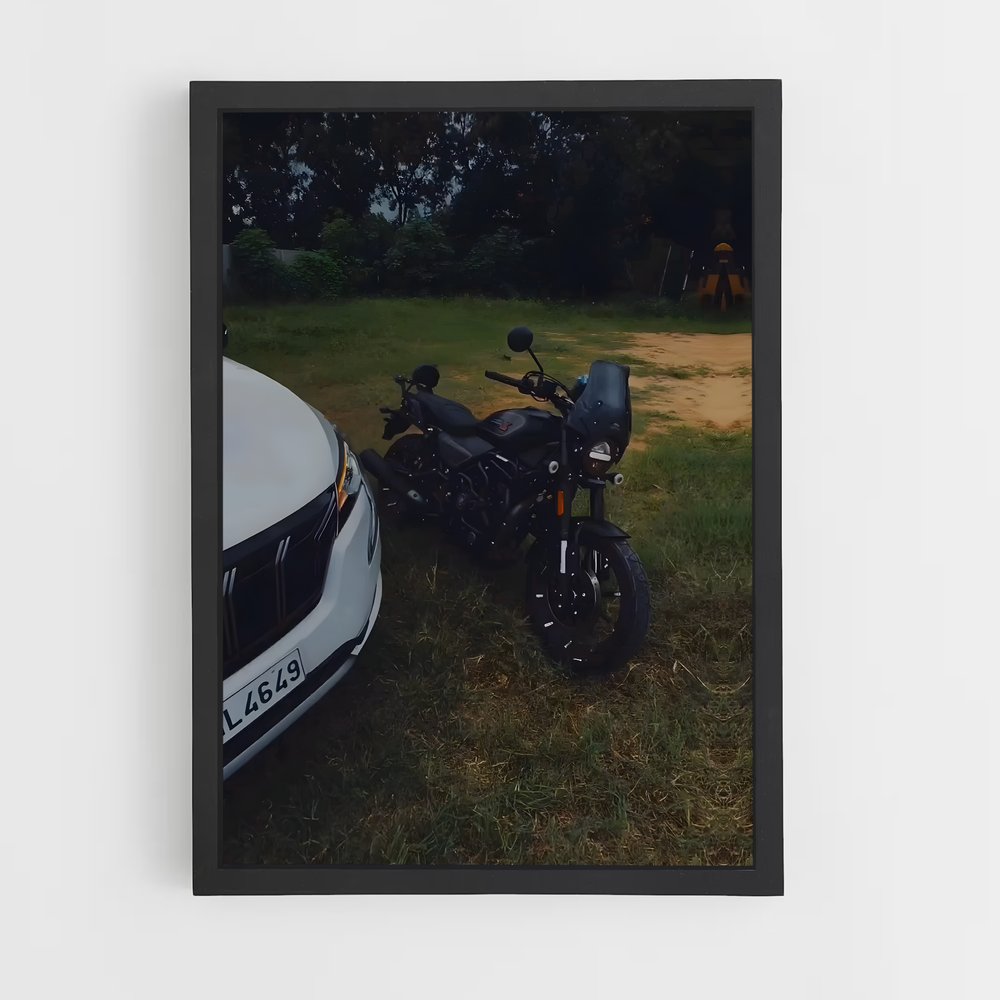 Poster Duo Blanc (vue 2)