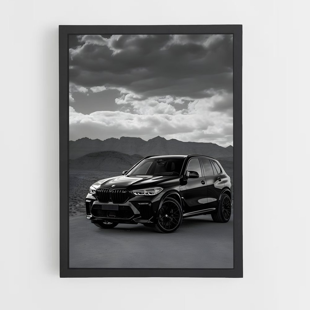 Poster Désert Sauvage – affiche BMW (vue 2)