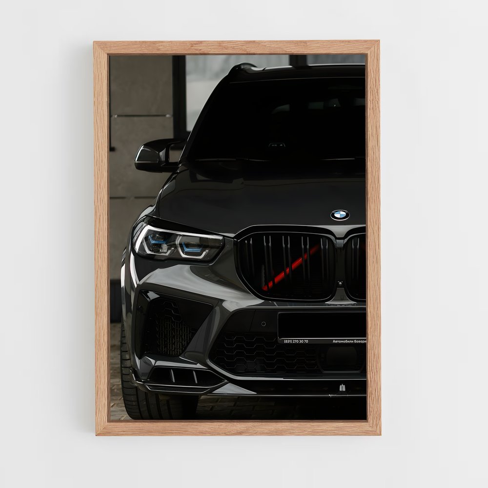 Poster X4 Rouge Éblouissant – affiche BMW (vue 4)
