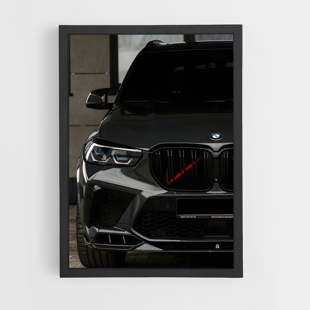 Poster X4 Rouge Éblouissant – affiche BMW (vue 2)