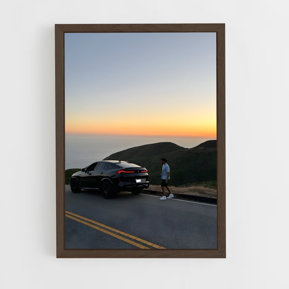 Poster Route Vers l'Aventure – affiche BMW (vue 5)