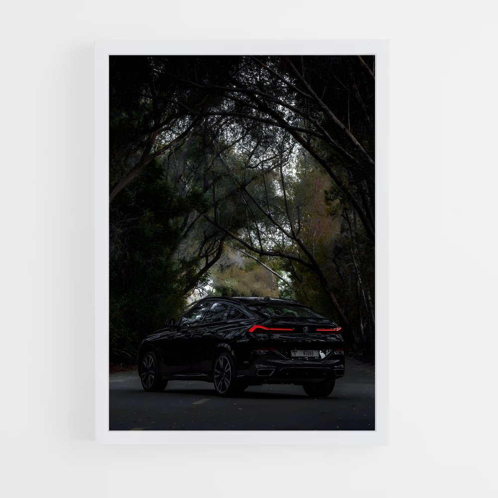 Poster Noir de Charme – affiche BMW (vue 3)