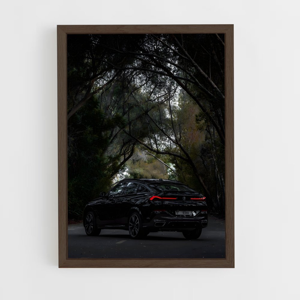 Poster Noir de Charme – affiche BMW (vue 5)