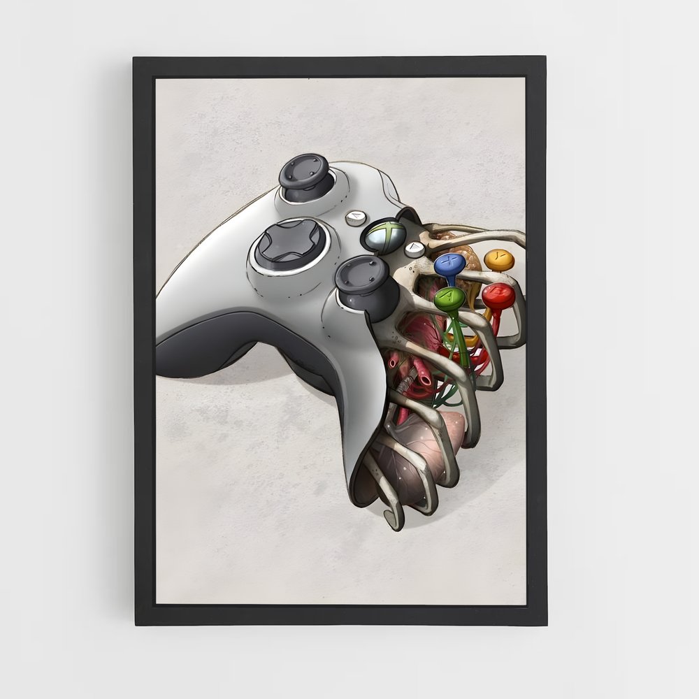 Poster Joystick & Joyaux – affiche Consoles (vue 2)