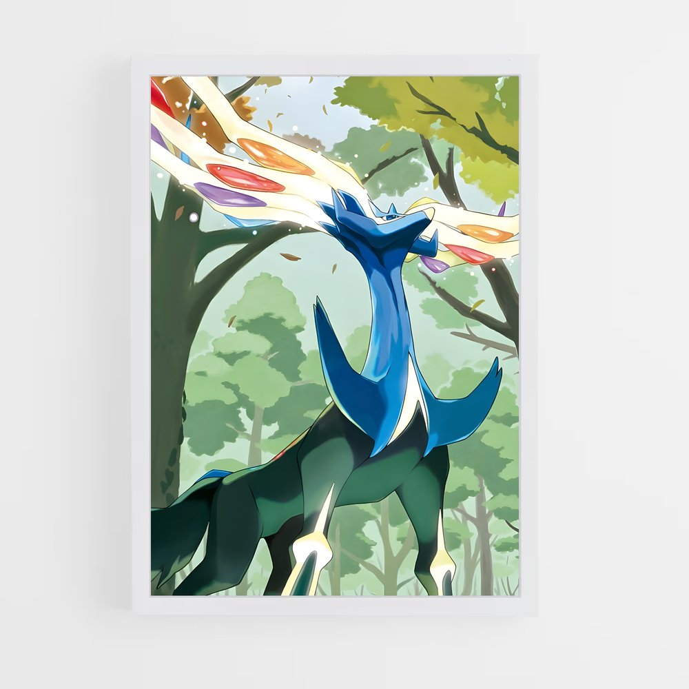 Poster L'Éclat de Xerneas – affiche Pokemon (vue 3)