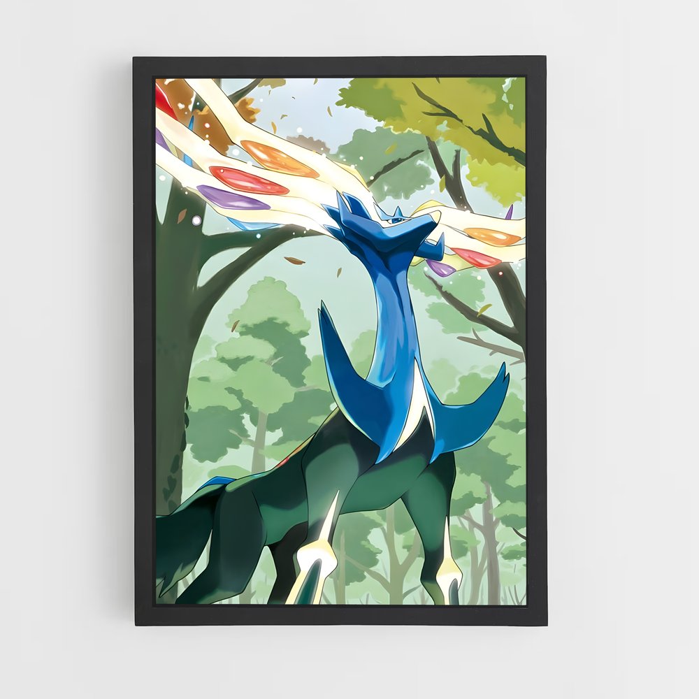 Poster L'Éclat de Xerneas – affiche Pokemon (vue 2)