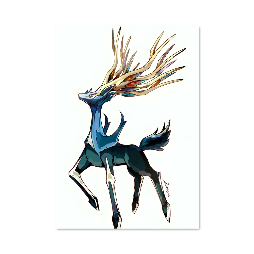 Poster Majesté Sylvestre – affiche Pokemon