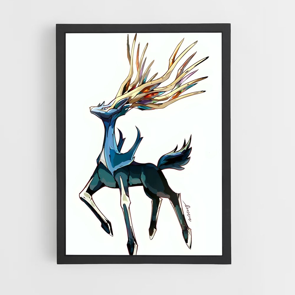 Poster Majesté Sylvestre – affiche Pokemon (vue 2)
