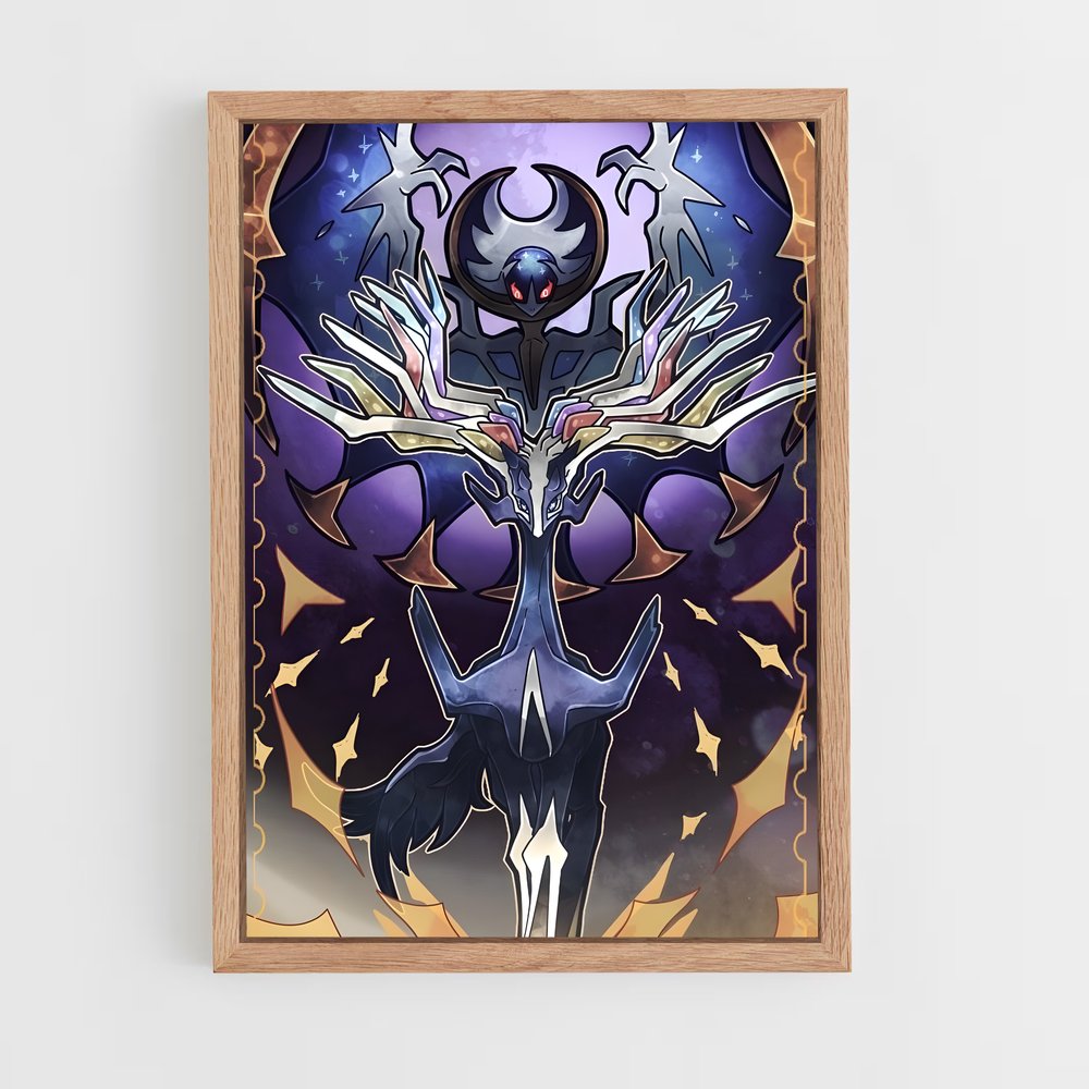 Poster Éclat de Xerneas – affiche Pokemon (vue 4)
