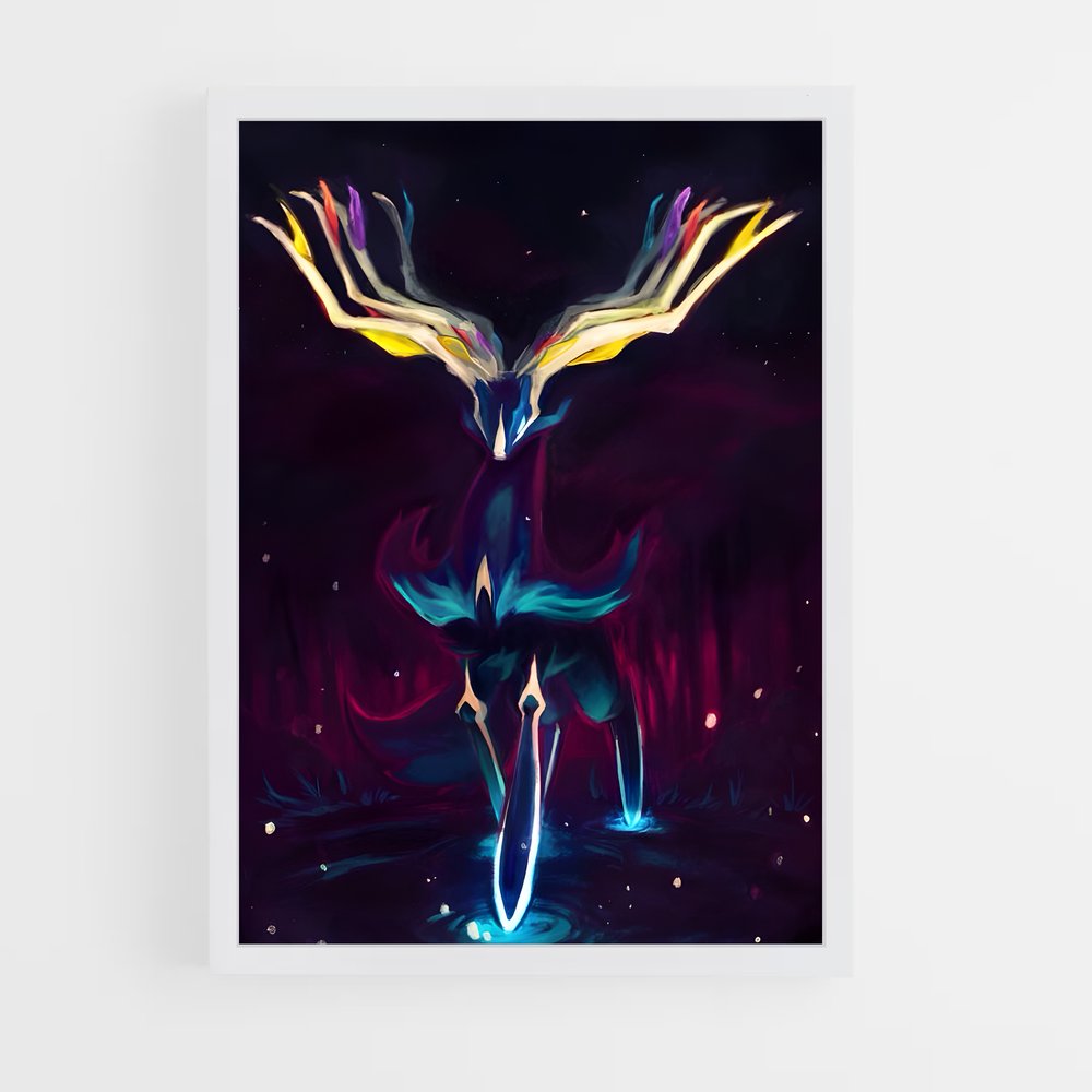 Poster Lumières de Xerneas – affiche Pokemon (vue 3)