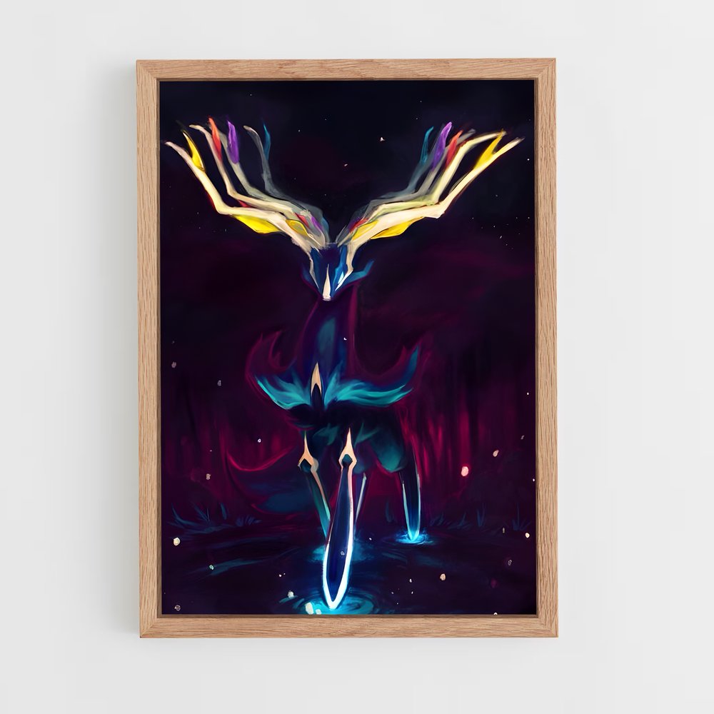 Poster Lumières de Xerneas – affiche Pokemon (vue 4)