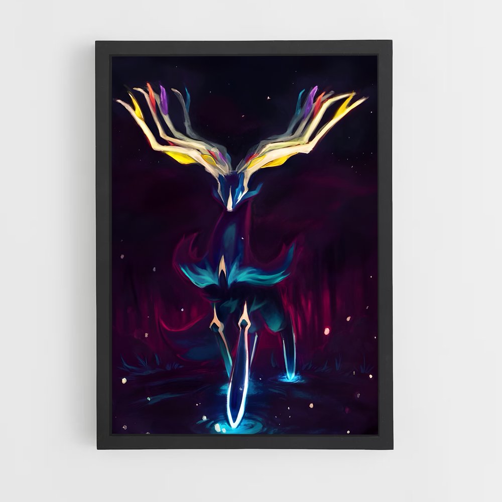 Poster Lumières de Xerneas – affiche Pokemon (vue 2)