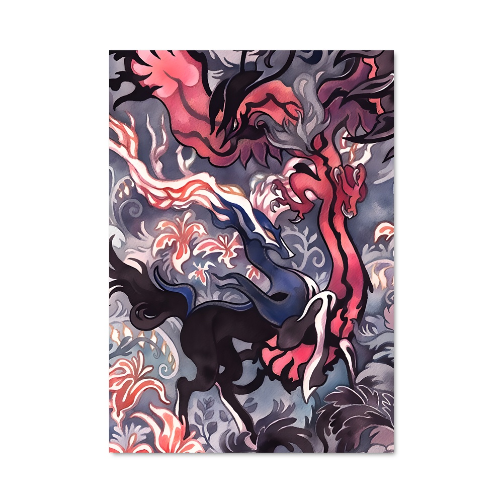 Poster Xerneas espace – affiche Pokemon