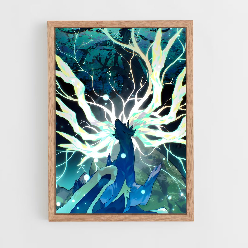 Poster Xerneas Plongée – affiche Pokemon (vue 4)