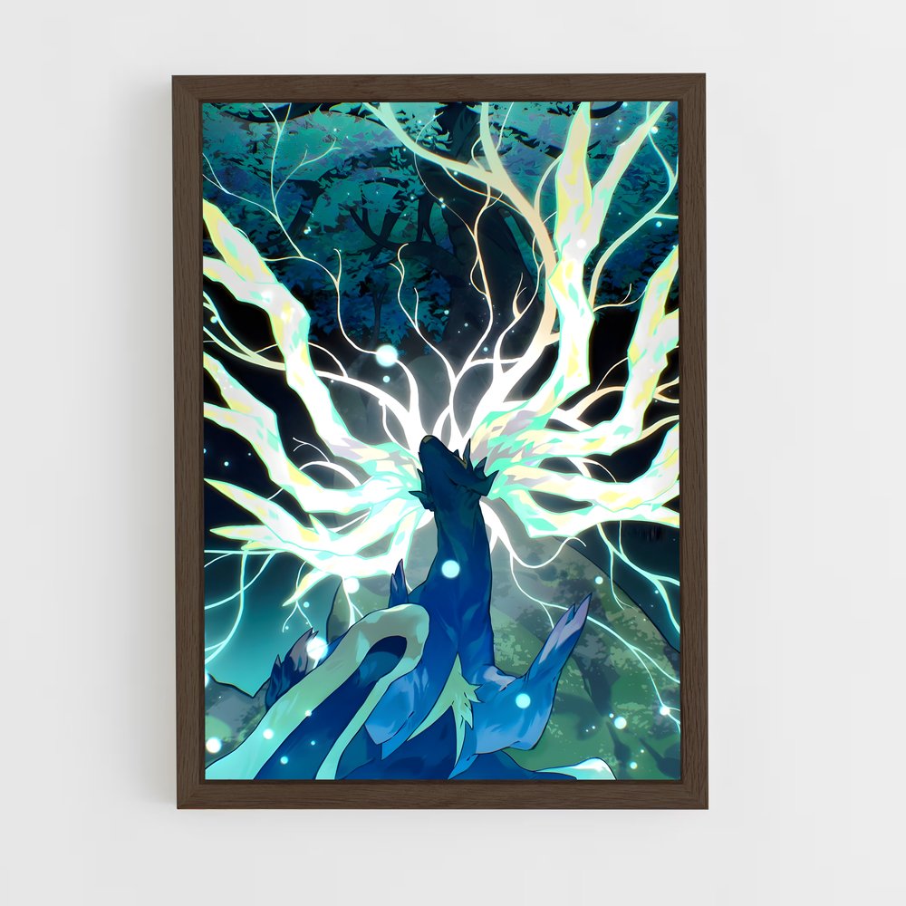 Poster Xerneas Plongée – affiche Pokemon (vue 5)