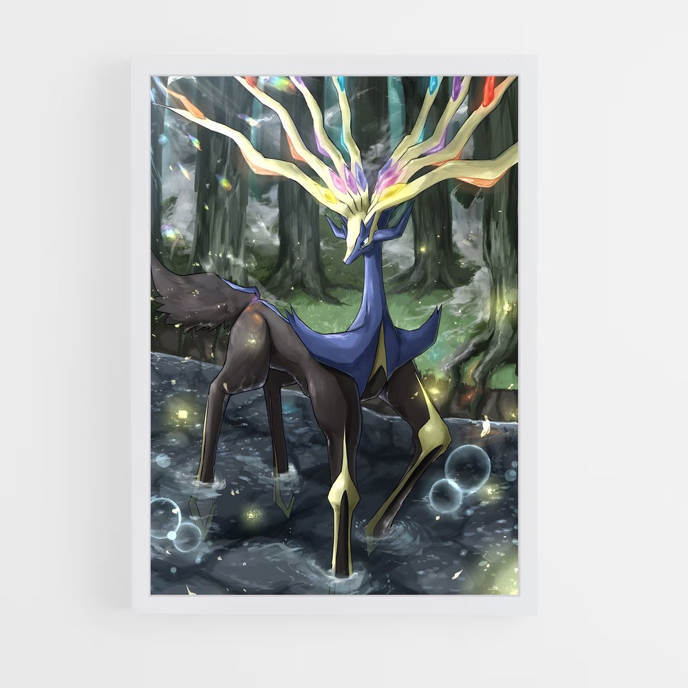 Poster La Longue Élan – affiche Pokemon (vue 3)