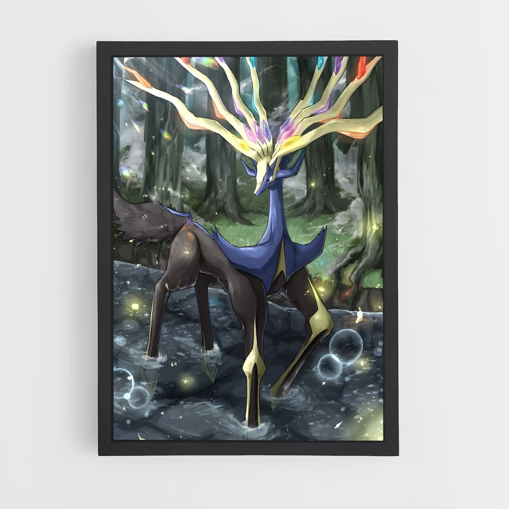 Poster La Longue Élan – affiche Pokemon (vue 2)