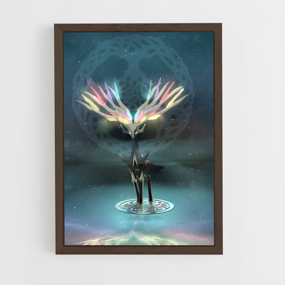 Poster Lumineux Xerneas – affiche Pokemon (vue 5)