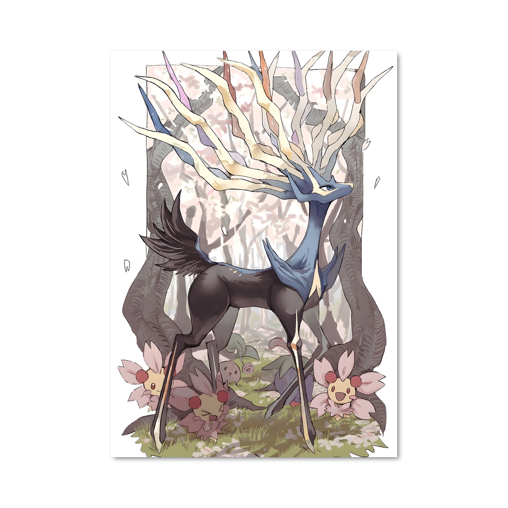 Poster Oiseau Éthéré – affiche Pokemon