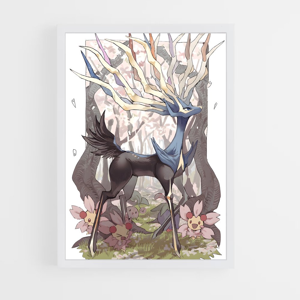 Poster Oiseau Éthéré – affiche Pokemon (vue 3)