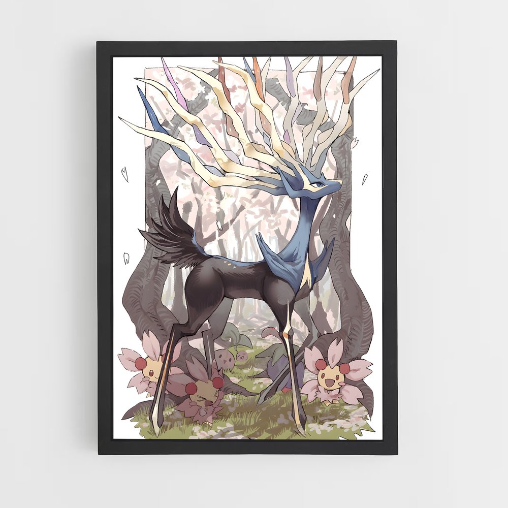 Poster Oiseau Éthéré – affiche Pokemon (vue 2)